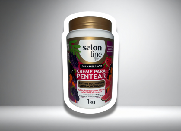 2 Salon Line – Creme para Pentear UVA + Melancia